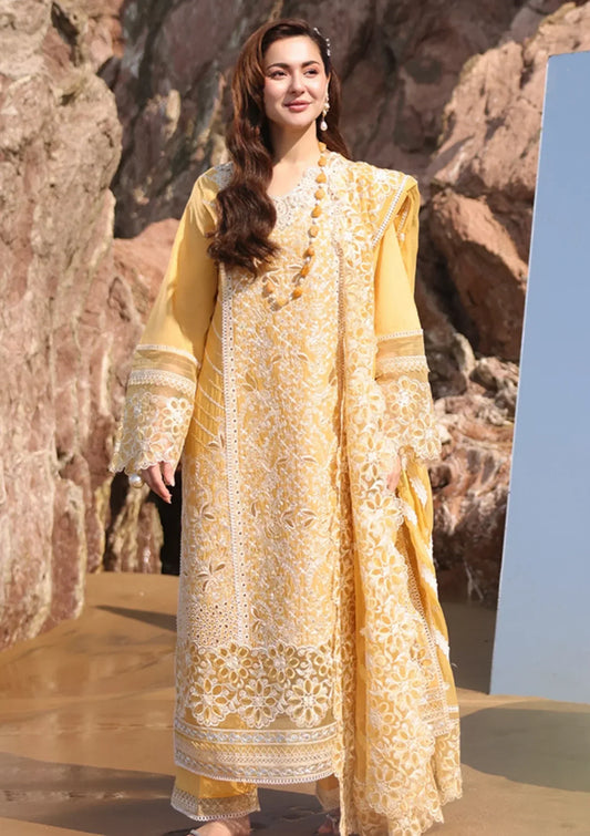 Summer 3PC Lawn Chikenkari Embroidered Shirt